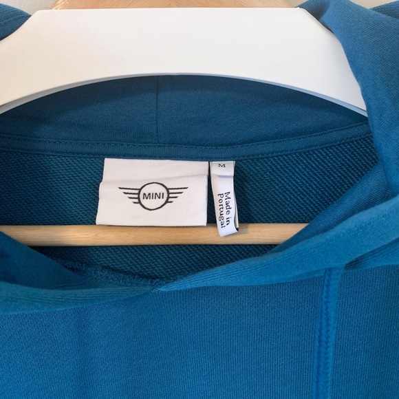 Mini Cooper Wing Logo BMW Teal Sweatshirt Hoodie - Picture 6 of 11